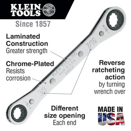 Imagem de Chave de catraca Klein Tools 68200 1/4 x 5/16 polegadas