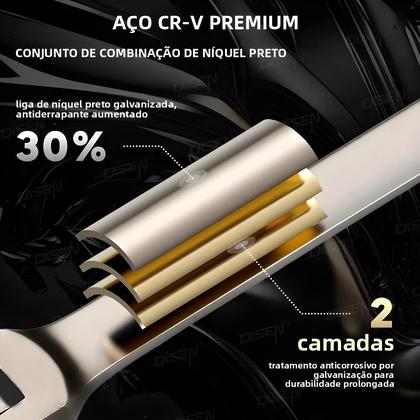 Imagem de Chave De Catraca Métrica Universal, Ferramenta Combinada De Anel De Engrenagem, Chave Torx Para