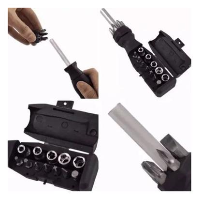 Imagem de Chave De Fenda 18 Em 1 Kit Bits Intercambiável West