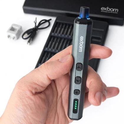 Imagem de Chave de Fenda Philips Elétrica de Precisão Sem Fio Portátil Bateria Mini Parafusadeira 68 em 1 Reparo Celular Notebook