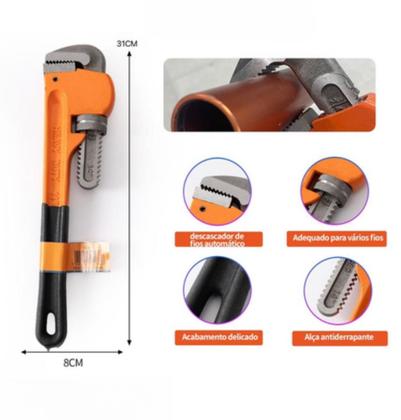 Imagem de Chave De Grifo 14 Polegadas Ajustável Encanamento Profissional