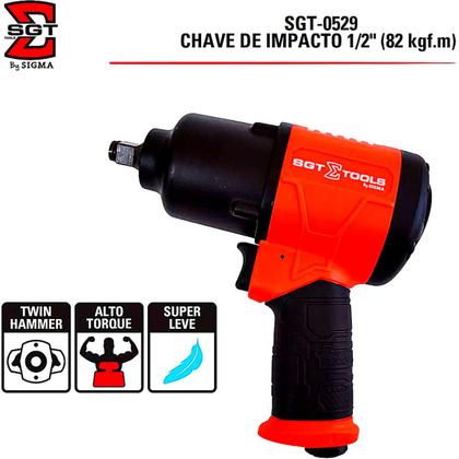 Imagem de Chave De Impacto 1/2 Polegadas Sigma Pneumática Sgt