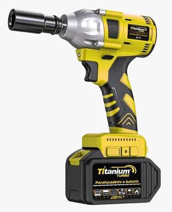 Imagem de Chave de impacto a bateria 1/2" 6153 21v bivolt titanium