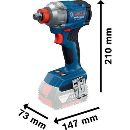 Imagem de Chave de Impacto a Bateria 18V 1/2 POL 285 Nm GDX 18V-285 BOSCH