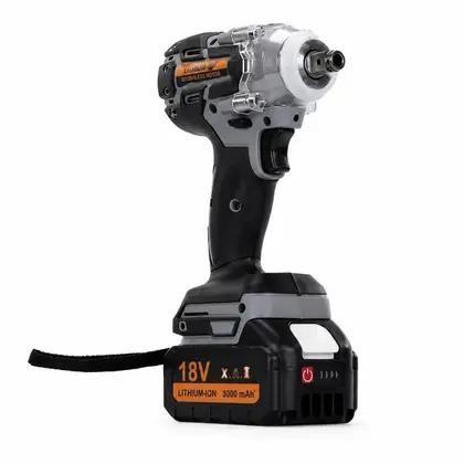 Imagem de Chave de Impacto Brushless 18V 300Nm com 2 Baterias Soquetes e Maleta Pró Euro
