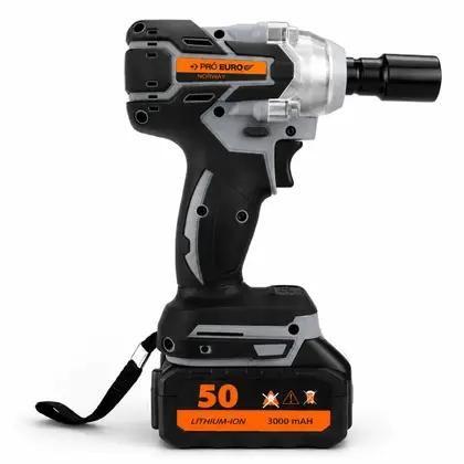 Imagem de Chave de Impacto Brushless 18V 300Nm com 2 Baterias Soquetes e Maleta Pró Euro
