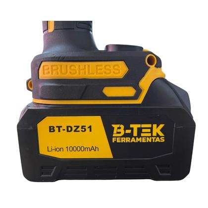 Imagem de Chave De Impacto Catraca Meia Parafusadeira Furadeira Potente 2 Baterias