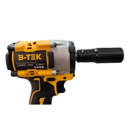 Imagem de Chave De Impacto Catraca Meia Parafusadeira Furadeira Potente 2 Baterias