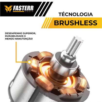 Imagem de Chave De Impacto Digital 500nm 21v C/ 02 Bat 4.0 Ah Com Maleta FST008