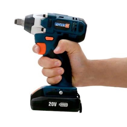 Imagem de Chave de Impacto Elétrica Bivolt 1/2 Polegadas 350Nm à Bateria 20V com Carregador Fortg
