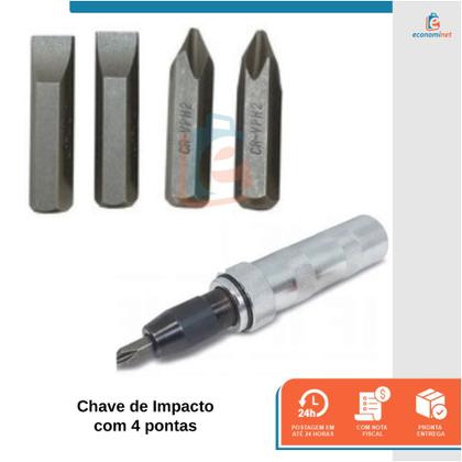 Imagem de Chave de Impacto Manual com 5 Peças - Starfer