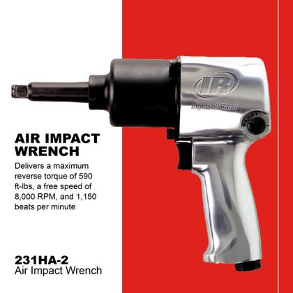 Imagem de Chave de impacto pneumática Ingersoll Rand 231HA-2 1/2 Super Duty