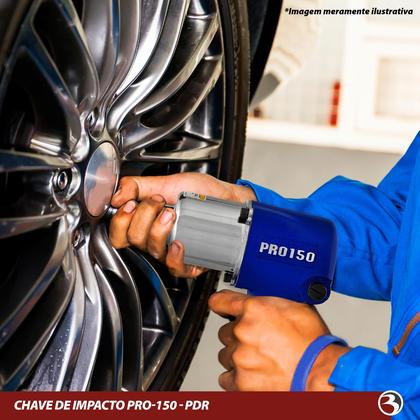Imagem de Chave De Impacto Pneumática Parafusadeira Reversível 1/2 Pol 68 Kgfm Torque PRO-150 PDR