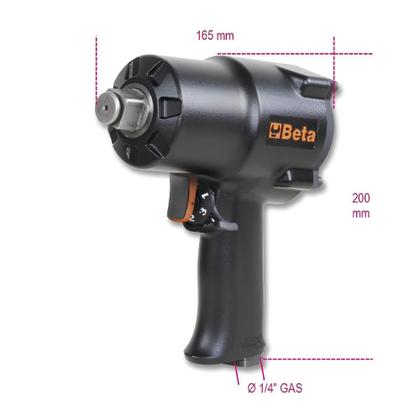 Imagem de Chave de Impacto Reversível Pneumática Compacta 1600 Nm 3/8'' 1928XM Beta