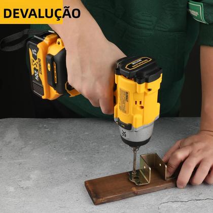 Imagem de Chave De Impacto Sem Fio DeWalt DCF922 20V 205Nm Torque Reverso 1/2 Drive 2500 RPM Bateria Universal