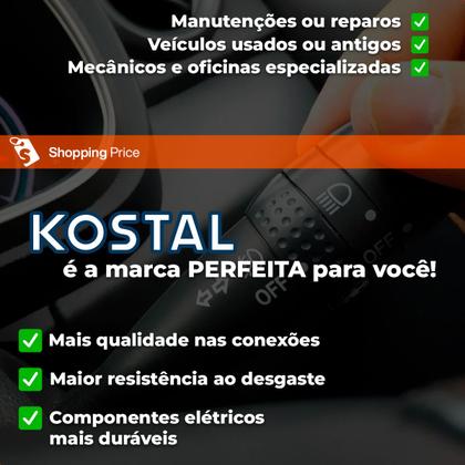 Imagem de Chave De Seta E Limpador Kostal Palio Fire 2014 A 2017 Pisca Alerta E Desembaçador Traseiro