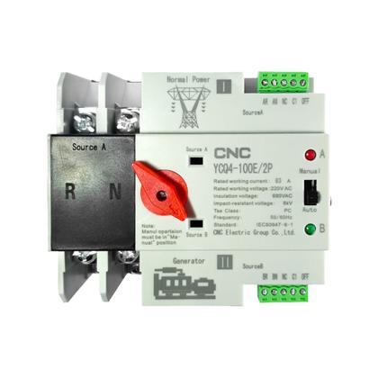 Imagem de Chave de transferencia automatica modelo ycq4-100e 2p 63a