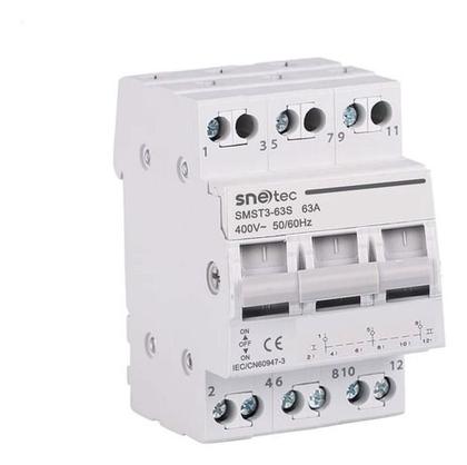 Imagem de Chave De Transferência Manual MTS Rede Trifásica 3P - Snetec