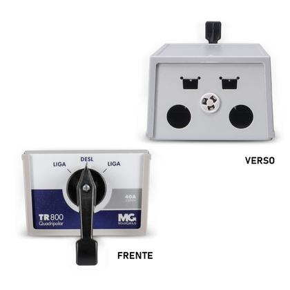 Imagem de Chave de Transferencia Quadripolar  para Motor 40A Liga desliga liga TR-840 Margirius