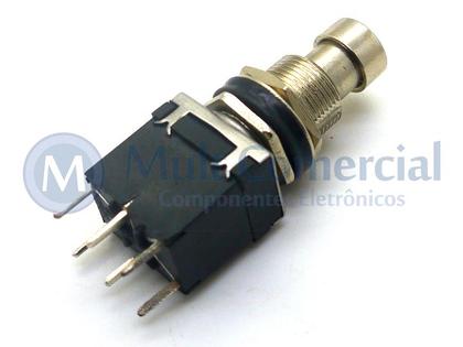 Imagem de Chave DPDT Foot Switch Momentânea On-(On) para solda em placa PCI PBS-24-212P