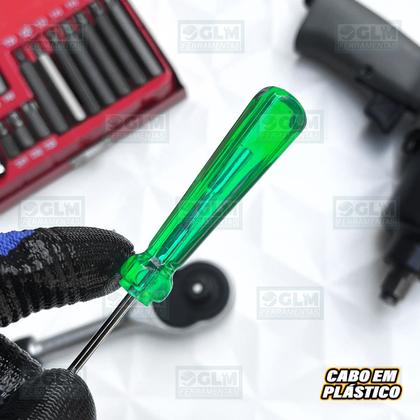 Imagem de Chave Fenda Ponta Imantada Magnética 3x125 Mm