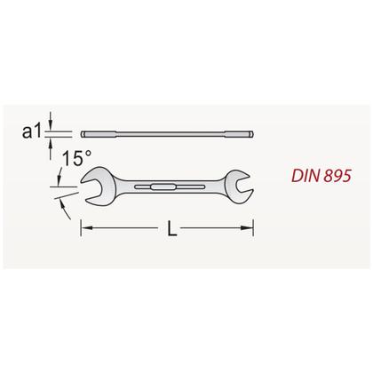 Imagem de Chave Fixa 21x23MM 065714 Robust