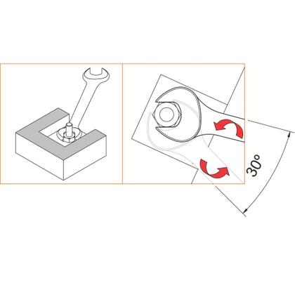 Imagem de Chave Fixa 30x32 mm Tramontina PRO