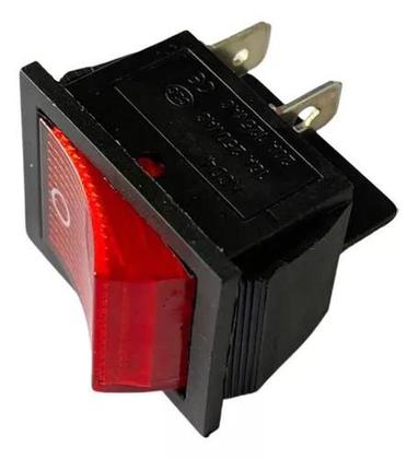 Imagem de Chave gangorra on/off 4 polos vermelha 16a-250v