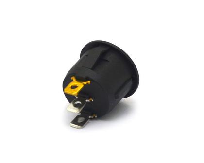 Imagem de Chave Gangorra Redonda 6A/250V Liga/Desliga com Led Vermelho - KCD1-106N