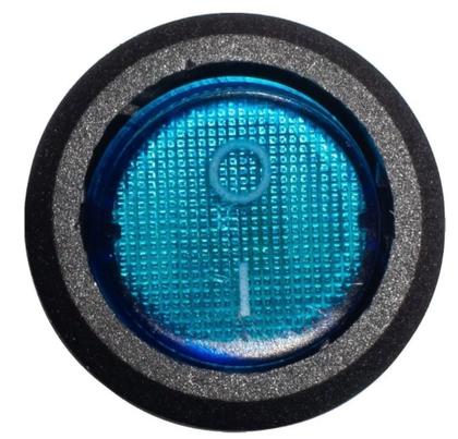 Imagem de Chave Gangorra Redonda Kcd1-106n Azul C/neon Kit 5 Peças