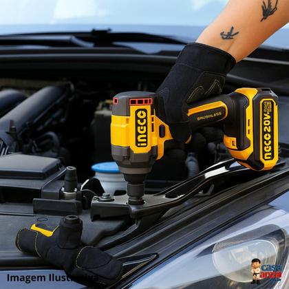 Imagem de Chave Impacto 20V Bateria Encaixe Quadrado INGCO