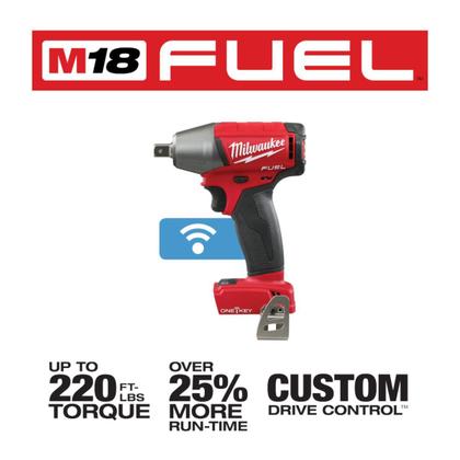 Imagem de Chave impacto compacta encaixe 1/2 - 18v fuel one key 2759-20 milwaukee