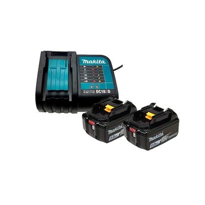 Imagem de Chave Impacto Makita DTW1002Z 18V + Kit 2 Bat. 5Ah + Soquete