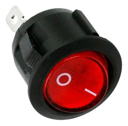 Imagem de Chave Interruptor Gangorra Kcd1-106n Liga Desliga Led Vermelho Kit 10 Peças