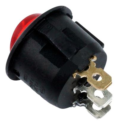 Imagem de Chave Interruptor Gangorra Kcd1-106n Liga Desliga Led Vermelho Kit 10 Peças