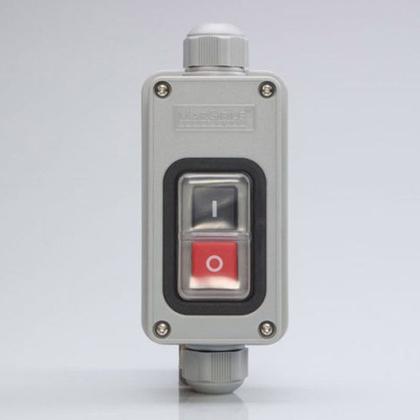 Imagem de Chave Interruptor Tecla Bipolar C/ Prensa Cabo 30A CS-103A Margirius