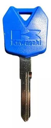 Imagem de Chave Kawasaki Ninja Azul Dois Friso