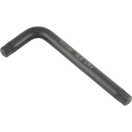 Imagem de Chave Multidentada 10Mm Tipo L Curta Cromo Vanádio - Vonder