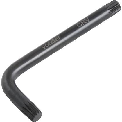 Imagem de Chave Multidentada 10Mm Tipo L Curta Cromo Vanádio - Vonder