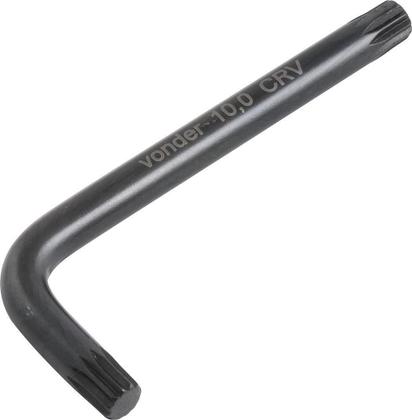 Imagem de Chave Multidentada 10Mm Tipo L Curta Cromo Vanádio - Vonder