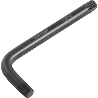 Imagem de Chave multidentada 12mm tipo L curta cromo vanádio - Vonder