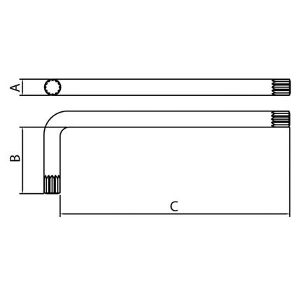Imagem de Chave Multidentada Extra-longa 8 mm Tramontina PRO