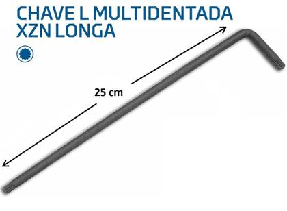 Imagem de Chave Multidentada Longa 8 Gedore 42XL 8