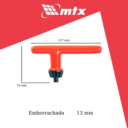 Imagem de Chave Para Mandril Isolado 13 Mm - Mtx 