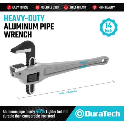 Imagem de Chave para tubos DURATECH Heavy Duty Alumínio Offset de 18 polegadas