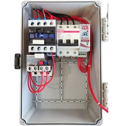Imagem de Chave Partida Direta 10CV Trifásica 380V Proteção Total Relé Térmico Falta de Fase e Disjuntor