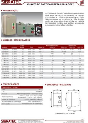 Imagem de Chave partida magnetica 3cv 7-10a 220v sibratec