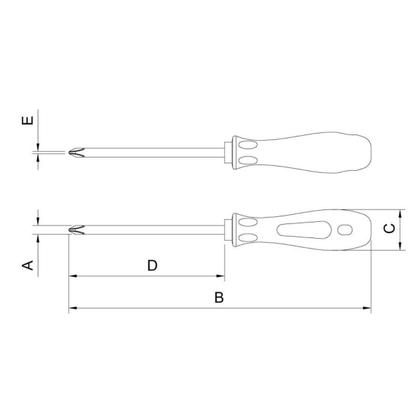 Imagem de Chave Phillips Twister 1/8"x6" Aço CRV 44135/012 Tramontina