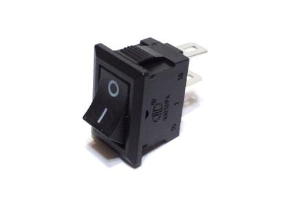 Imagem de Chave Preta Mini Quadrada Tic Tac 2T KCD11 ON/OFF 10 Unidade