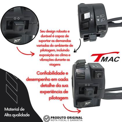 Imagem de Chave Punho Luz + Partida Tornado Xr 250 2001 Até 2005 Kit
